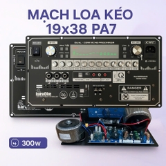 Mạch loa kéo 19x38 - PA7, KT 19x38, Công Suất 300w