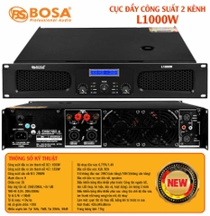 Cục đẩy công suất 2 kênh bosa L1000W