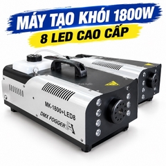 Máy phun tạo khói FOGGER 1800W ,Bản có 6 8 bóng đèn led