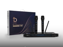 MICRO KHÔNG DÂY KARAOKE DBACOUSTIC K6000 PREMIUM - UHF 530-580MHZ - 200 KÊNH - THU PHÁT 100M