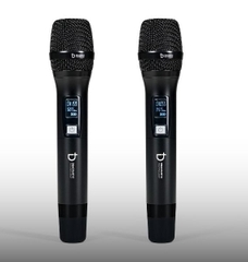 MICRO KHÔNG DÂY KARAOKE DBACOUSTIC K6000 PREMIUM - UHF 530-580MHZ - 200 KÊNH - THU PHÁT 100M