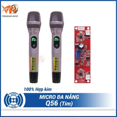 Micro loa kéo kim loại kèm bo Q56