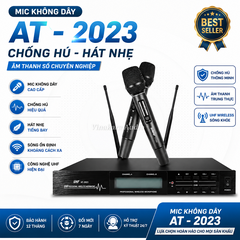 Micro Không Dây AT-2023 Hát Nhẹ Chống Hú Micro Karaoke Gia Đình Sân Khấu Âm Thanh