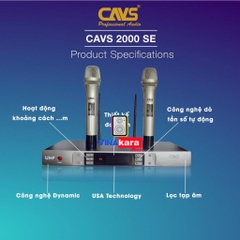 MICRO KHÔNG DÂY CAVS 2000SE HÀNG CHÍNH HÃNG