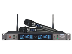 Micro Không Dây Guinness GX-1080 - UHF 2 Kênh, 200 Tần Số, Dùng Cho Karaoke Và Sân Khấu