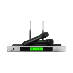 Micro Không Dây UHF PARAMAX VX-800 – Tự Động Ghép Nối, Chống Nhiễu Hiệu Quả