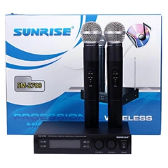 Micro không dây Sunrise SM-2700 - Hát karaoke hay. Hút âm tốt - Hàng chính hãng