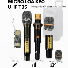 Micro loa kéo ADX T35 cao cấp, hát  nhẹ, chống hú tốt