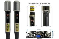 Micro loa kéo kèm bo Q38, nâng cấp micro, hát nhẹ , chống hú