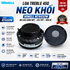 Loa Treble 450 Neo Khối Hiwell, Model: NT4432W, Coil 44 dẹt, Nắp Nhôm, Khe Viền Đồng
