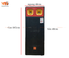 Vỏ thùng loa kéo bình 30 3 tấc đôi, mạch 19x38 hoặc yêu cầu KT:40x40x105