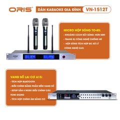 DÀN KARAOKE GIA ĐÌNH ORIS VN-1512T , 2 Full 1 Sub
