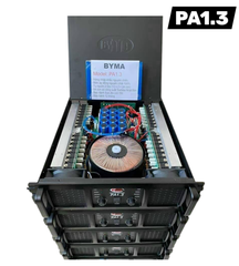 Cục đẩy công suất 2 kênh Cục Byma Pa 1.3, 2 CH x1300w (chuyên sub kép 5 tấc coil 150, 64 sò cao cấp)