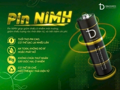 Bộ sạc C4000L tự ngắt , pin sạc AA 1.2v 3300mAh DBaccoutic chính hãng