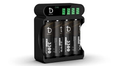 Bộ sạc C4000L tự ngắt , pin sạc AA 1.2v 3300mAh DBaccoutic chính hãng
