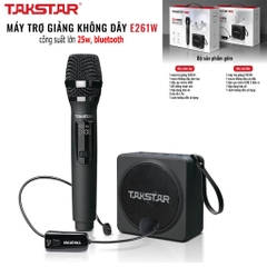 Máy loa trợ giảng không dây TAKSTAR E261W, 25w, Bluetooth ( 2 Phiên bản)