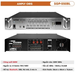 Amply phóng thanh ORIS, Công suất 550W, SGB-550BL