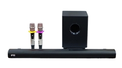 Loa Soundbar Karaoke Kiwi HK02, Kèm 2 Micro, 150W, Bluetooth 5.0, HDMI ARC