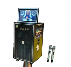 Loa Kéo Karaoke YY-909 Màn Hình 21 Inch – Bass 40, Công Suất 300W RMS, Giải Trí Đa Năng