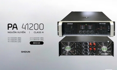 Cục đẩy công suất 4 kênh Shidun PA-41200, XUYẾN CLASS AB, 4x1200w
