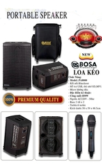 Loa Di Động Bosa PA800, 2 loa bass 20+ 6 loa treble