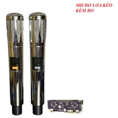 Micro loa kéo kèm bo UHF CDT-M02, hát nhẹ, UHF