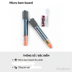 Micro kèm board cho loa kéo, Củ neo cao cấp KS555