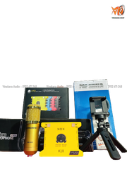 Bộ livestream XOX K10 Micro thu âm Woaichang Bm900, full phụ kiện CB10900