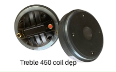 Củ loa Treble BDF 450 coil dây dẹp, kiểu 4 vít, BDF4426