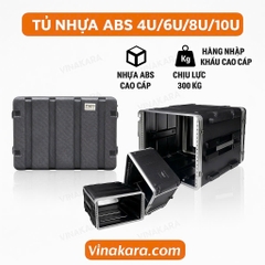 Tủ rack âm thanh ABS chuyên dụng AV 4U | Nhựa Abs cao cấp