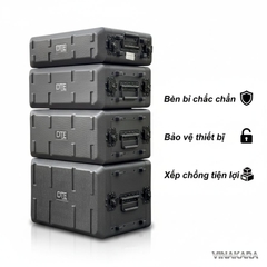 TỦ NHỰA ÂM THANH DTE, SÂU 26CM, CHẤT LIỆU NHỰA HDPE 2U 3U 4U 6U