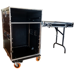 Tủ gỗ rack âm thanh 16U-VN (Hàng công ty VN), linh kiện nhập khẩu