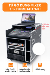 Tủ Gỗ Đựng Mixer X32 Compact 16U