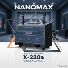 Loa kéo karaoke Nanomax X-220a, 2 Bass 20 3 đường tiếng