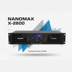 Cục đẩy công suất Nanomax X-2600, Công suất 1300W/1CH