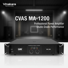 Cục đẩy 2 kênh CVAS MA-1200, 32 sò, 2K X 800W
