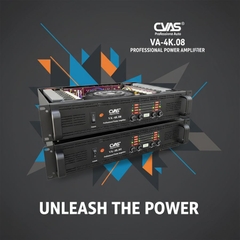 Cục đẩy công suất 4 kênh CVAS VA-4K08, 4x800w, 32 sò đồng