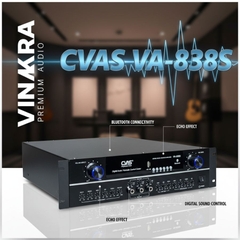 Đẩy liền vang CVAS, 32 sò, Bluetooth 5 cổng micro, VA-838
