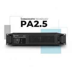 Cục Đẩy công suất 2 kênh DBacoustic PA2.5, 500W x 2 Kênh
