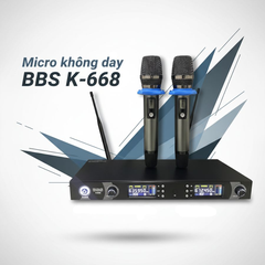 Micro không dây BBS K868 - nhập khẩu chất lượng