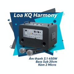 Loa KCBOX KQ Harmony, Âm thanh 3.1 450W, Bass Sub 20cm, Kèm 2 Micro