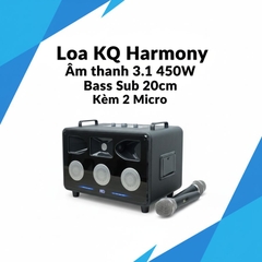 Loa KCBOX KQ Harmony, Âm thanh 3.1 450W, Bass Sub 20cm, Kèm 2 Micro