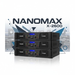 Cục đẩy công suất Nanomax X-2600, Công suất 1300W/1CH