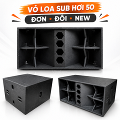Vỏ loa sub hơi 50 đơn 50 đôi NEW