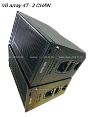 Vỏ loa Line Array đơn 30cm, 40cm, ván ép malaisia, kiểu 3 chân