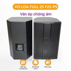 Vỏ loa full 25 2,5 tấc ,Ván ép ,trạm sắt F25-PS