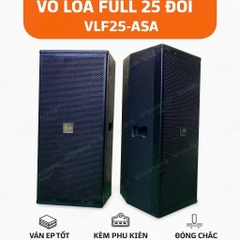 Vỏ loa full 25 đôi VLF25-ASA 2,5 tấc đôi, ván ép