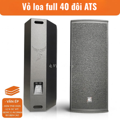Vỏ loa full 30 40 ATS đôi 3 tấc, 4 tấc, Ván ép cao cấp ,Tặng kèm phụ kiện