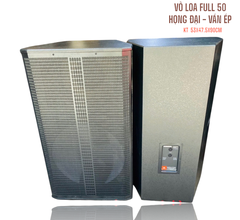 Vỏ thùng loa Full 5 tấc đơn, bass 50cm VLF5TD, ván ép cao cấp, họng đại 2 mẫu