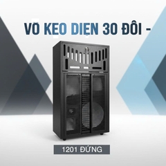 Vỏ loa kéo điện 30 đôi - 3 tấc đôi kiểu đứng, VLKD-302 KT 52x45x98cm